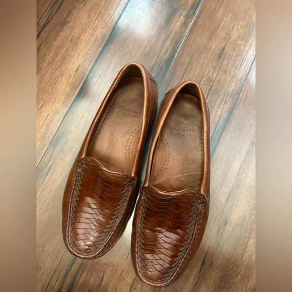 Docker’s Men’s Cognac Basket Weave Loafers - Picture 2 of 3